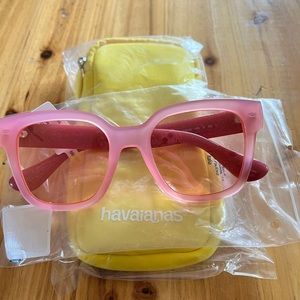 Brand-New Havaianas Una Antique Pink Sunglasses